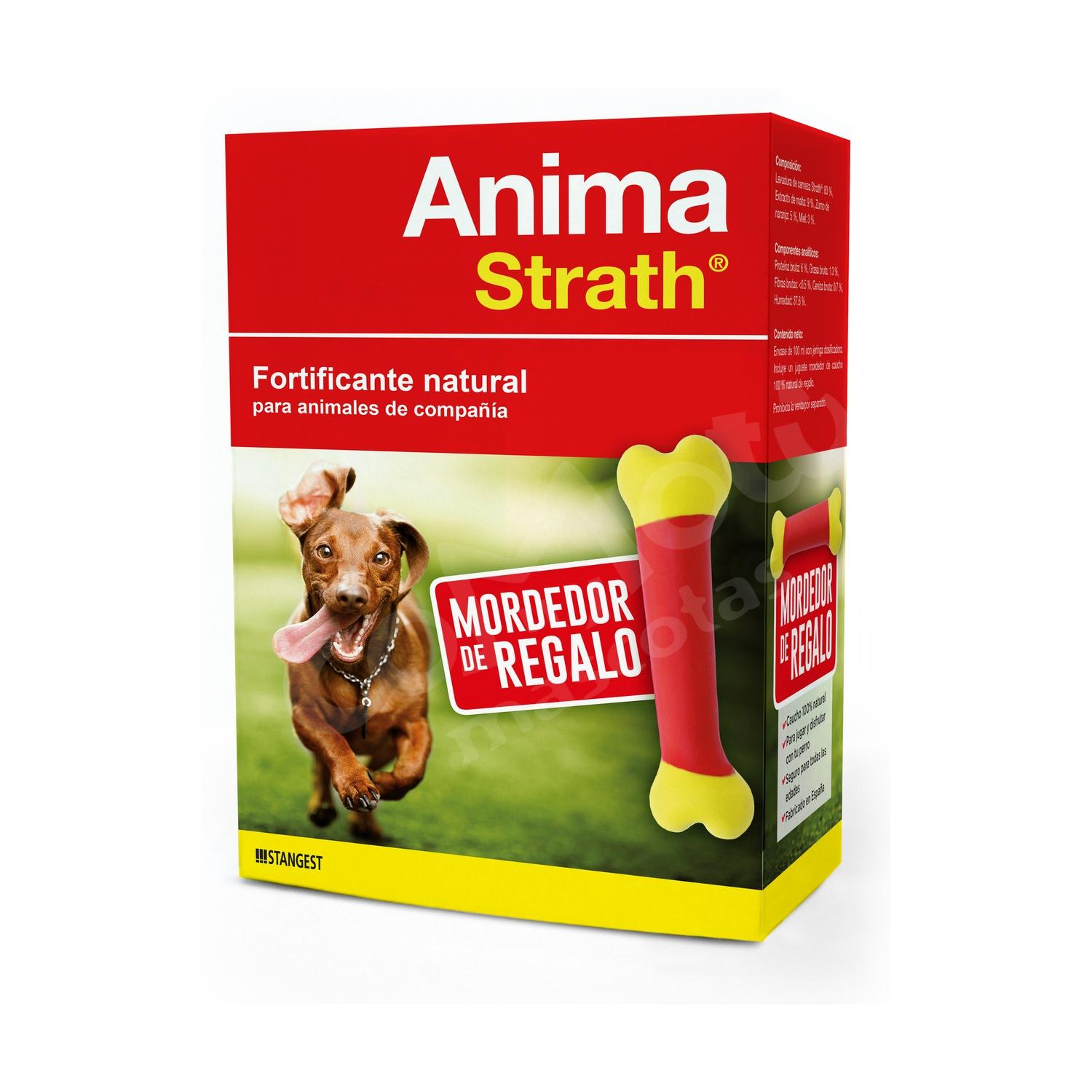 ANIMA STRATH 100 ml+MORDEDOR REGALO - Comotú Mascotas
